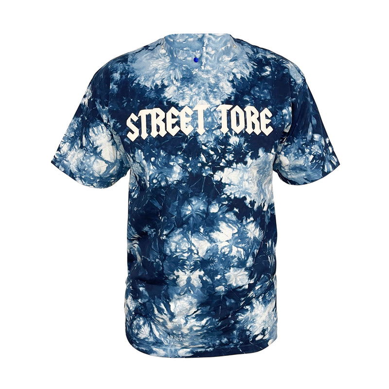 Tore Blue Tie Dye